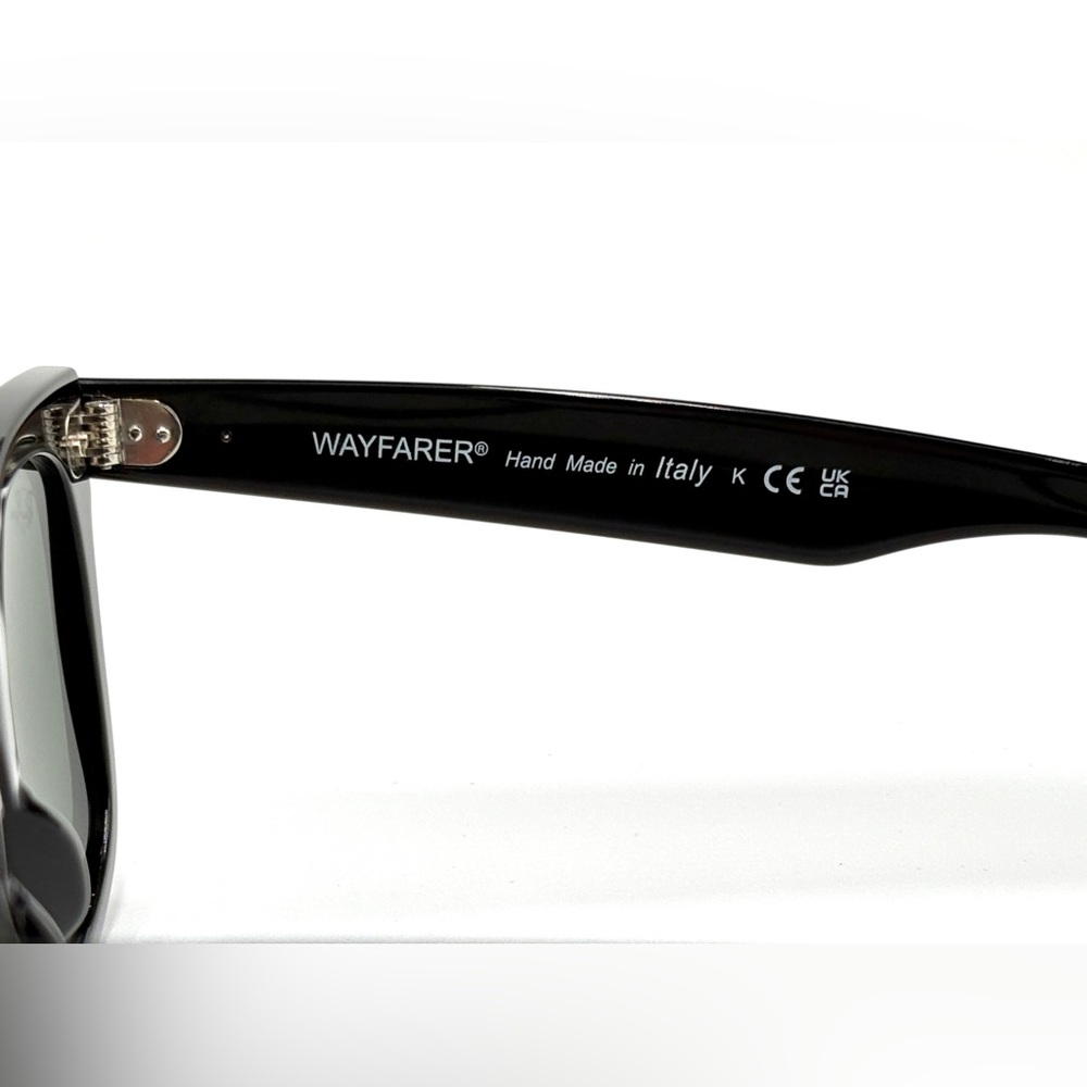 Rb2140 Ray-Ban Classic Sunglasses 54 mm 54-150 901 Black w Green G-15 Lens w/Box - Picture 6 of 12